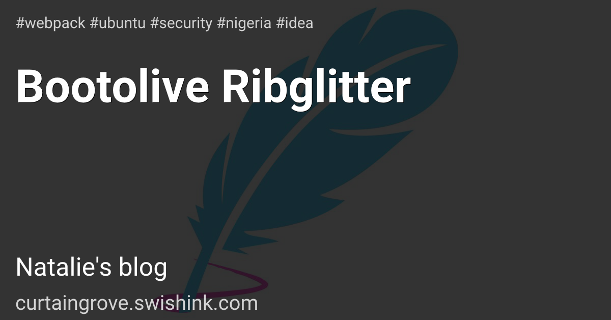 Bootolive Ribglitter