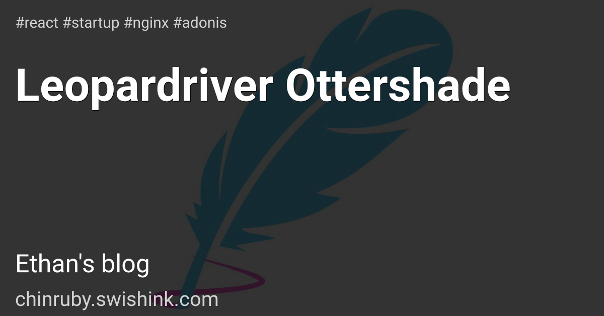 Leopardriver Ottershade