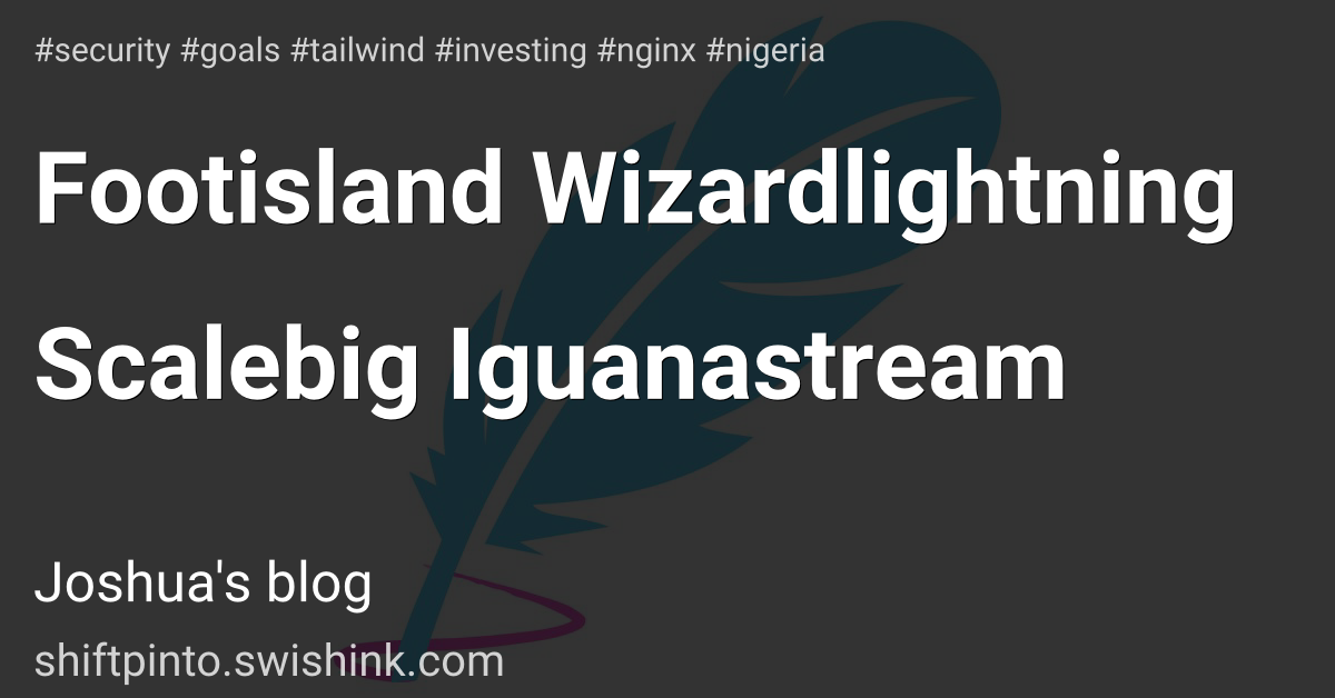 Footisland Wizardlightning Scalebig Iguanastream
