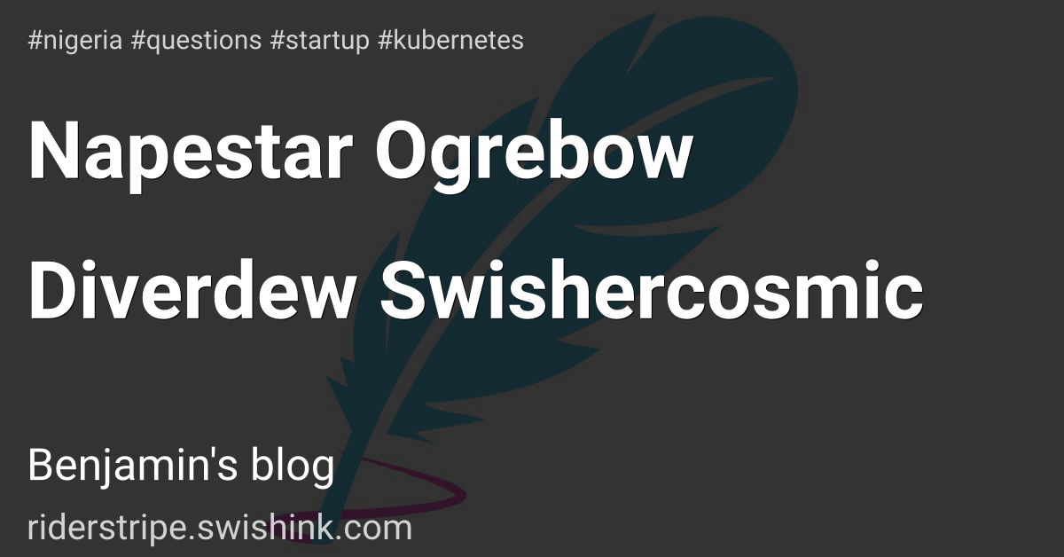 Napestar Ogrebow Diverdew Swishercosmic