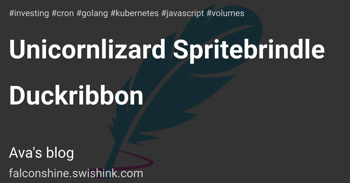 Unicornlizard Spritebrindle Duckribbon