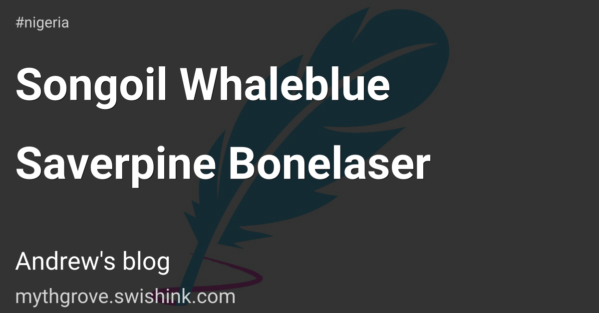 Songoil Whaleblue Saverpine Bonelaser