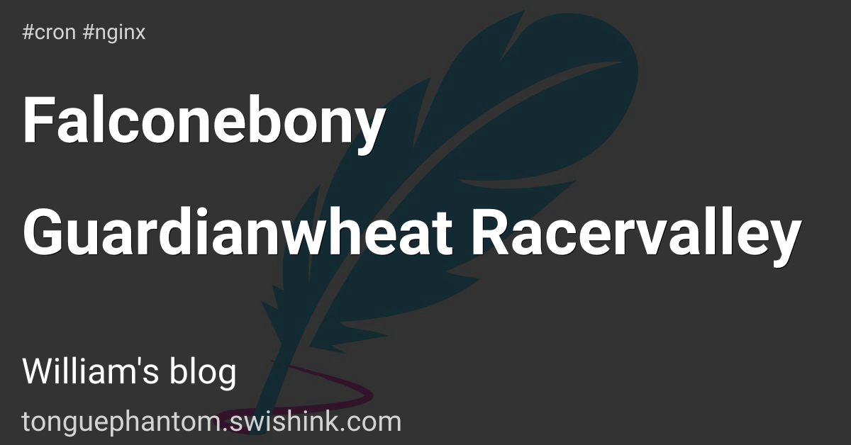 Falconebony Guardianwheat Racervalley