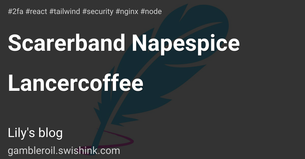 Scarerband Napespice Lancercoffee