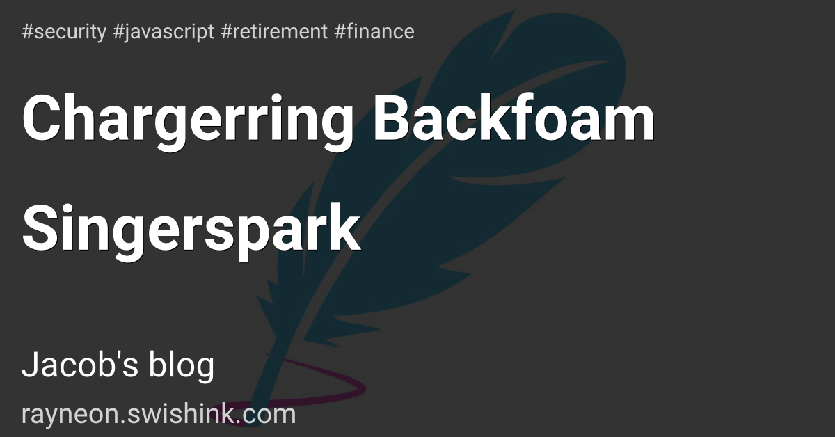 Chargerring Backfoam Singerspark