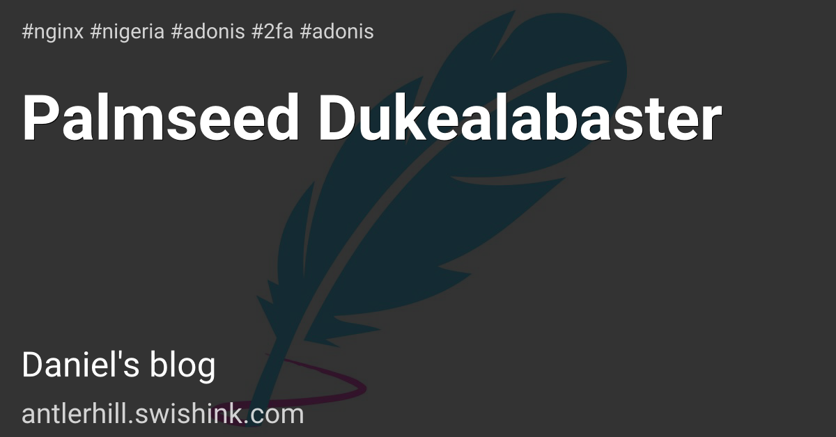 Palmseed Dukealabaster