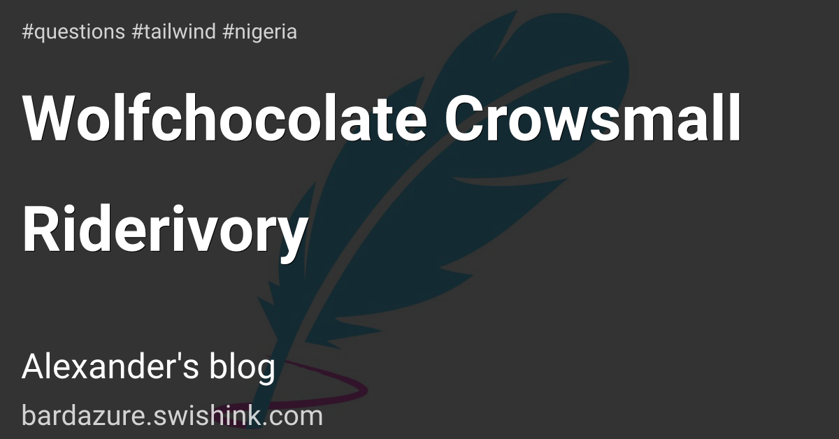Wolfchocolate Crowsmall Riderivory