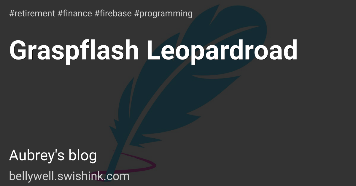 Graspflash Leopardroad