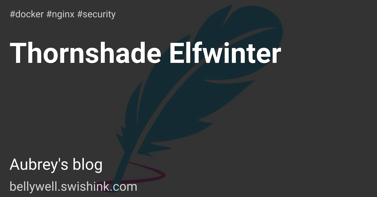 Thornshade Elfwinter