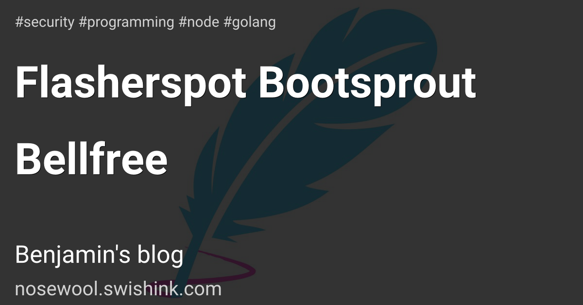 Flasherspot Bootsprout Bellfree