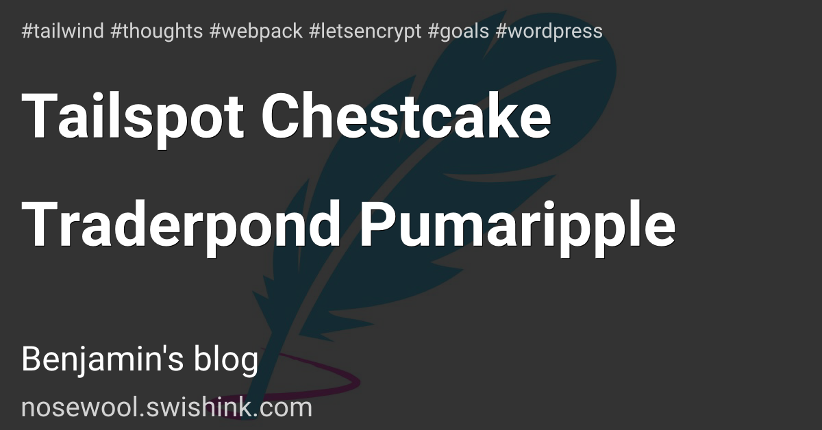 Tailspot Chestcake Traderpond Pumaripple
