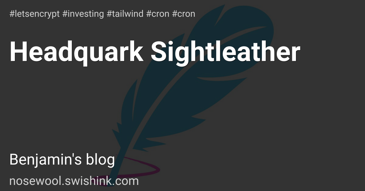 Headquark Sightleather