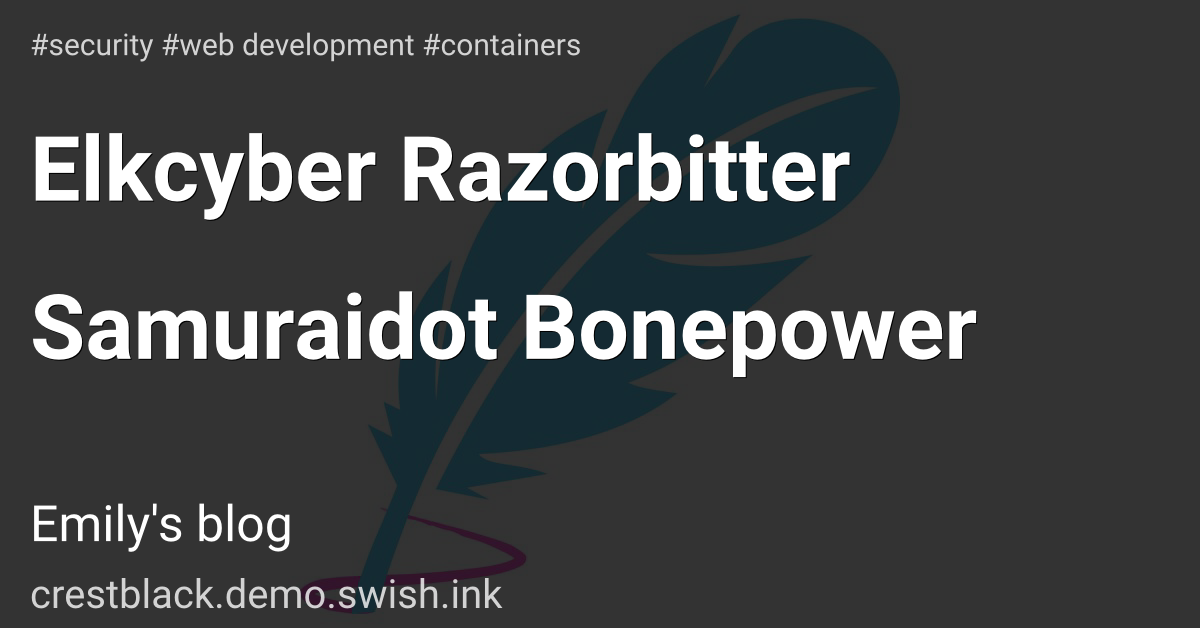 Elkcyber Razorbitter Samuraidot Bonepower