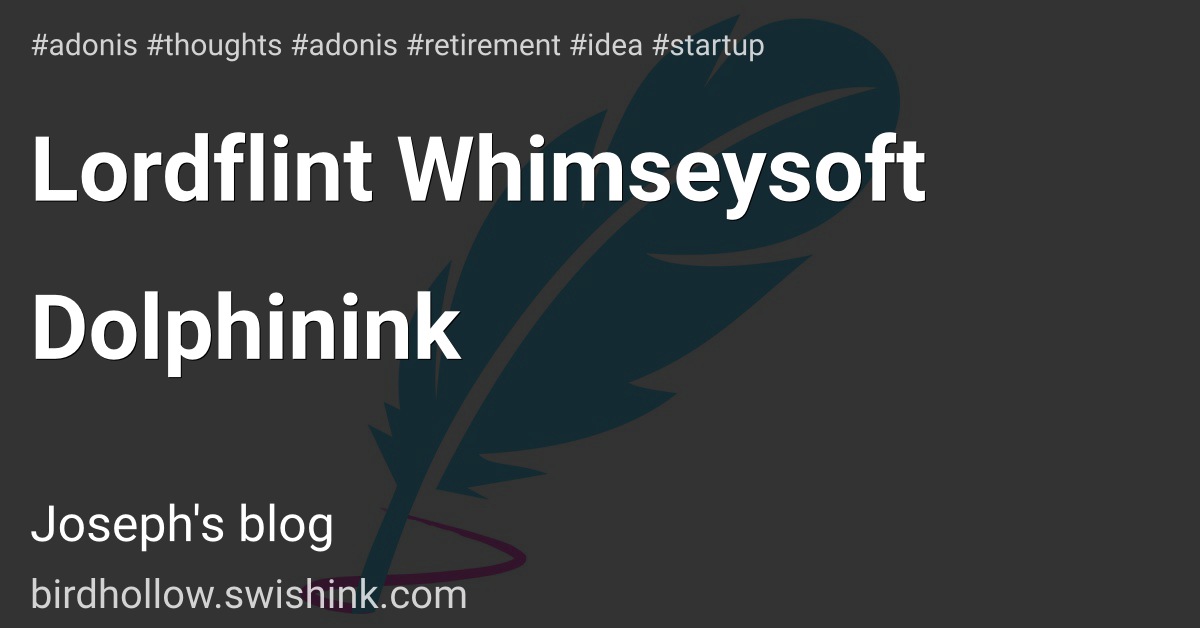 Lordflint Whimseysoft Dolphinink
