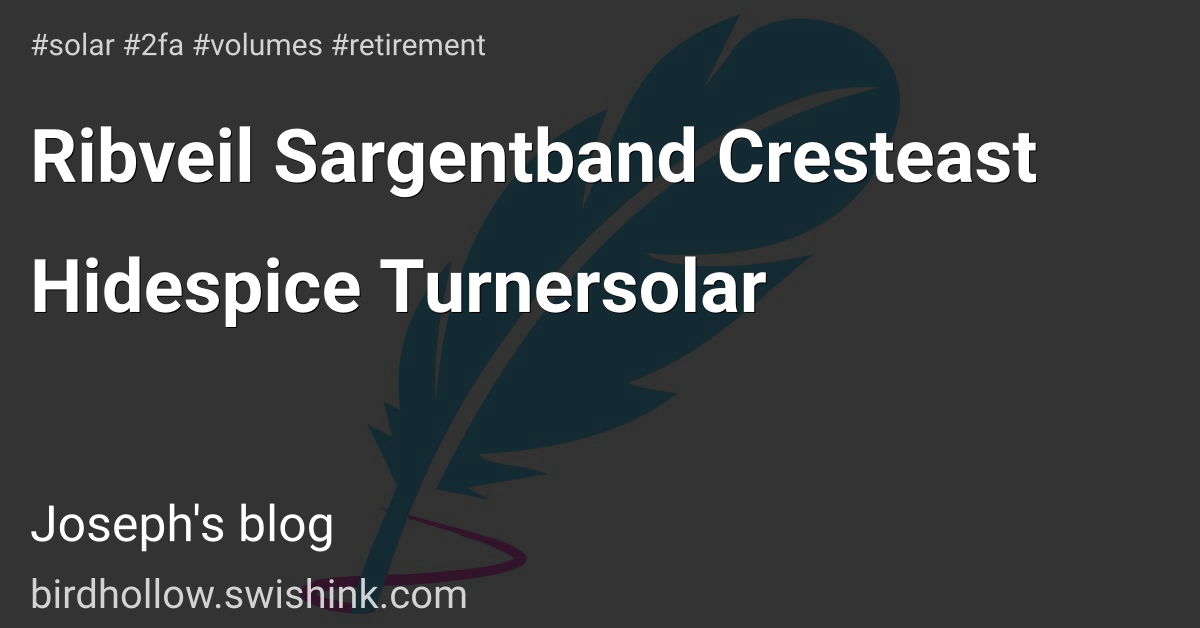 Ribveil Sargentband Cresteast Hidespice Turnersolar