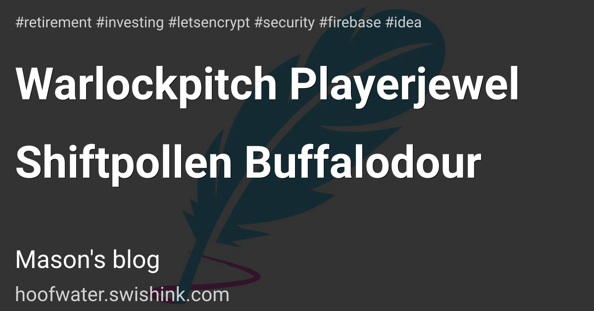 Warlockpitch Playerjewel Shiftpollen Buffalodour