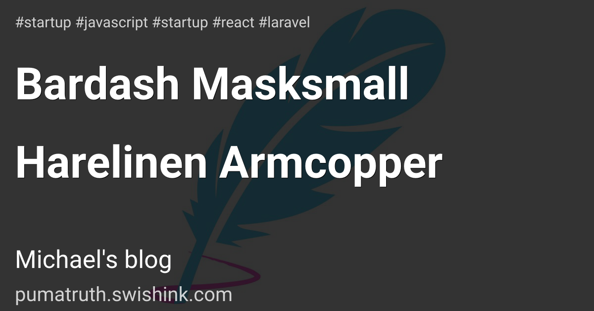 Bardash Masksmall Harelinen Armcopper