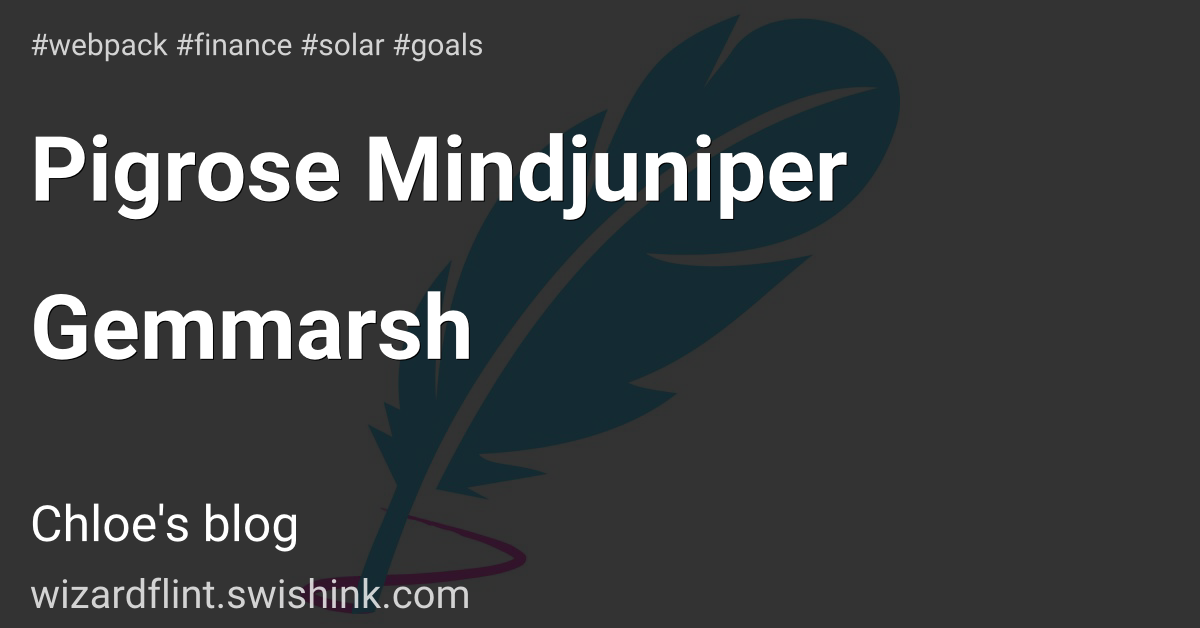 Pigrose Mindjuniper Gemmarsh