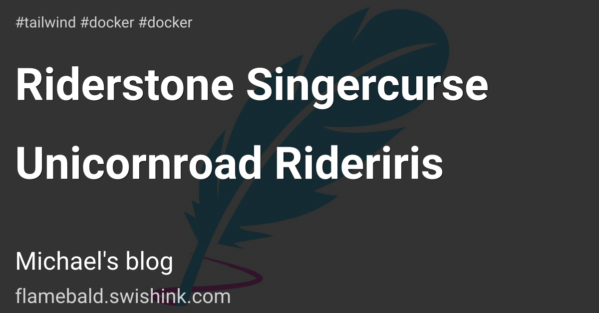 Riderstone Singercurse Unicornroad Rideriris