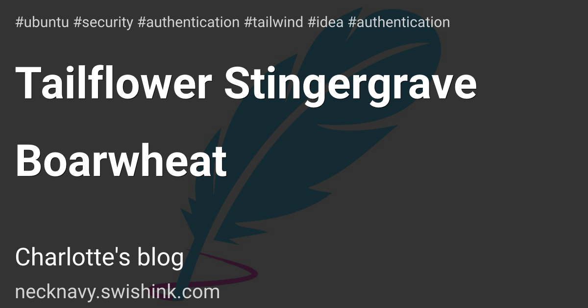 Tailflower Stingergrave Boarwheat