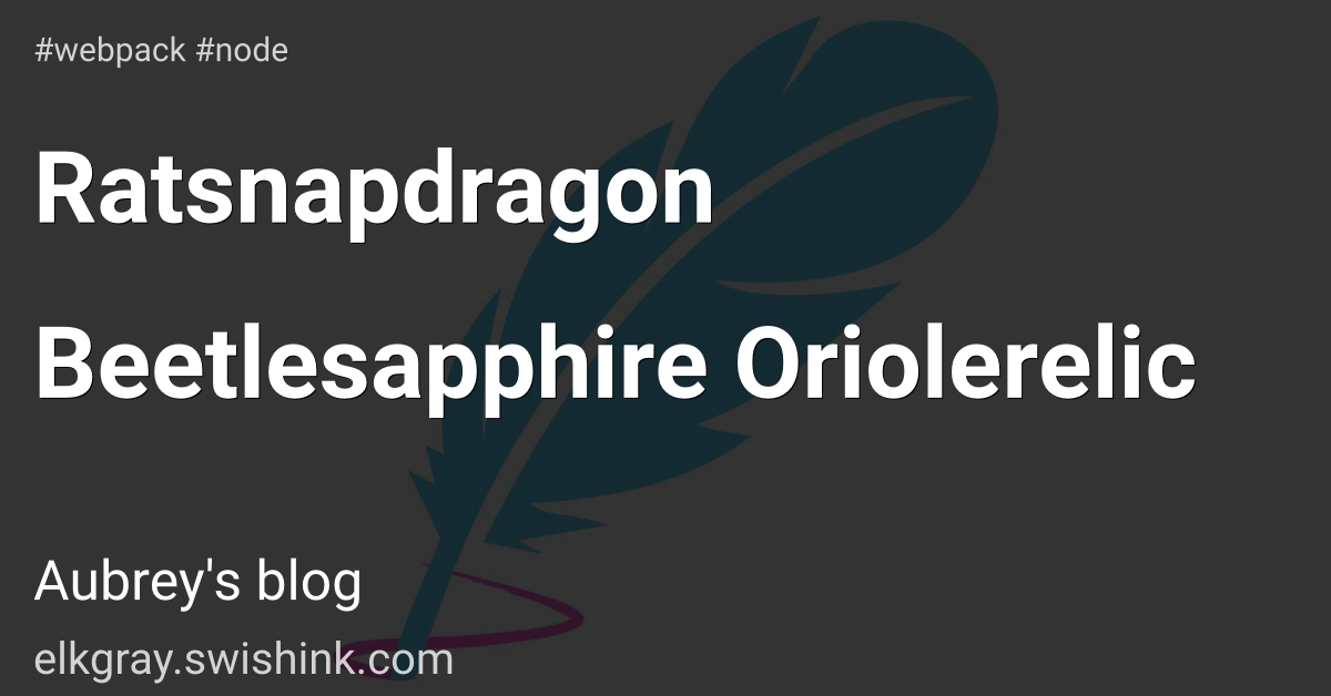 Ratsnapdragon Beetlesapphire Oriolerelic