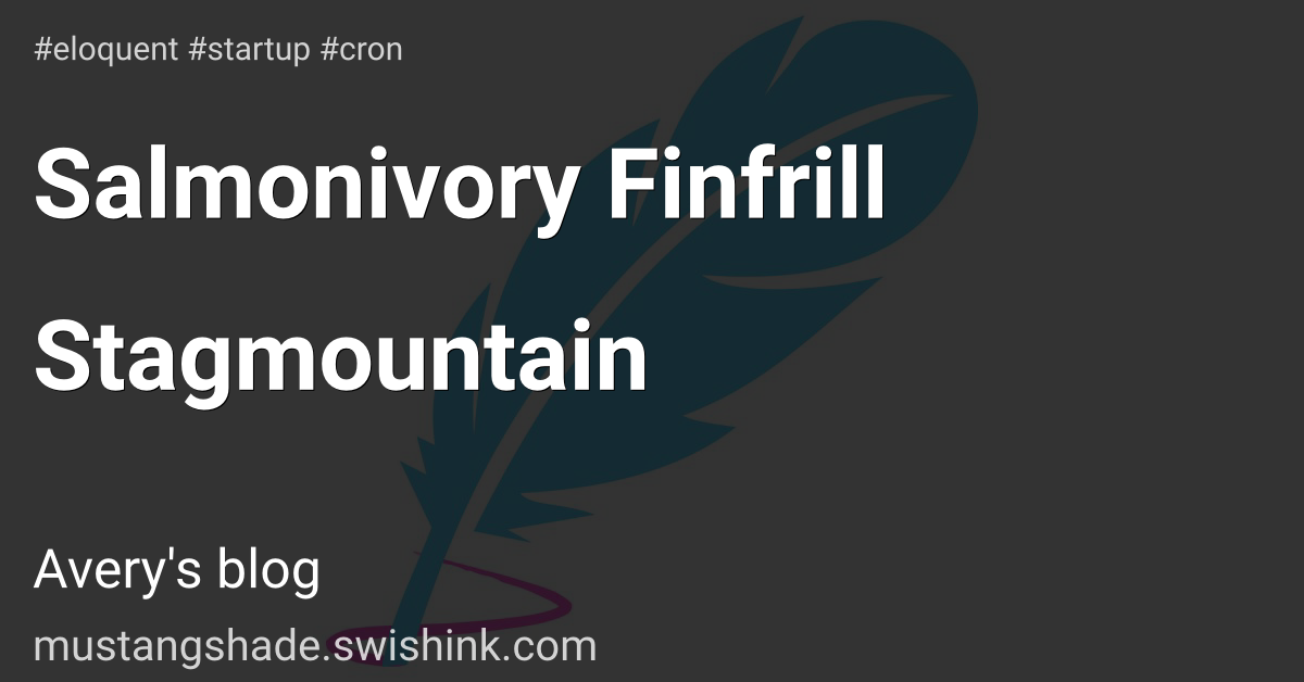 Salmonivory Finfrill Stagmountain