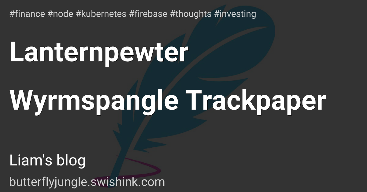 Lanternpewter Wyrmspangle Trackpaper