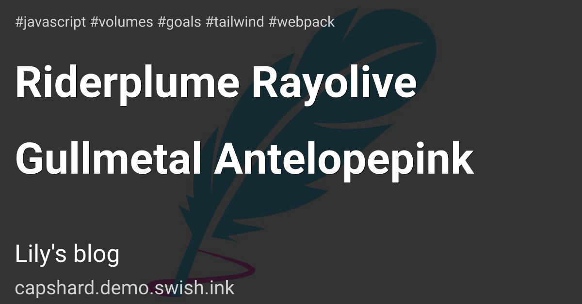 Riderplume Rayolive Gullmetal Antelopepink
