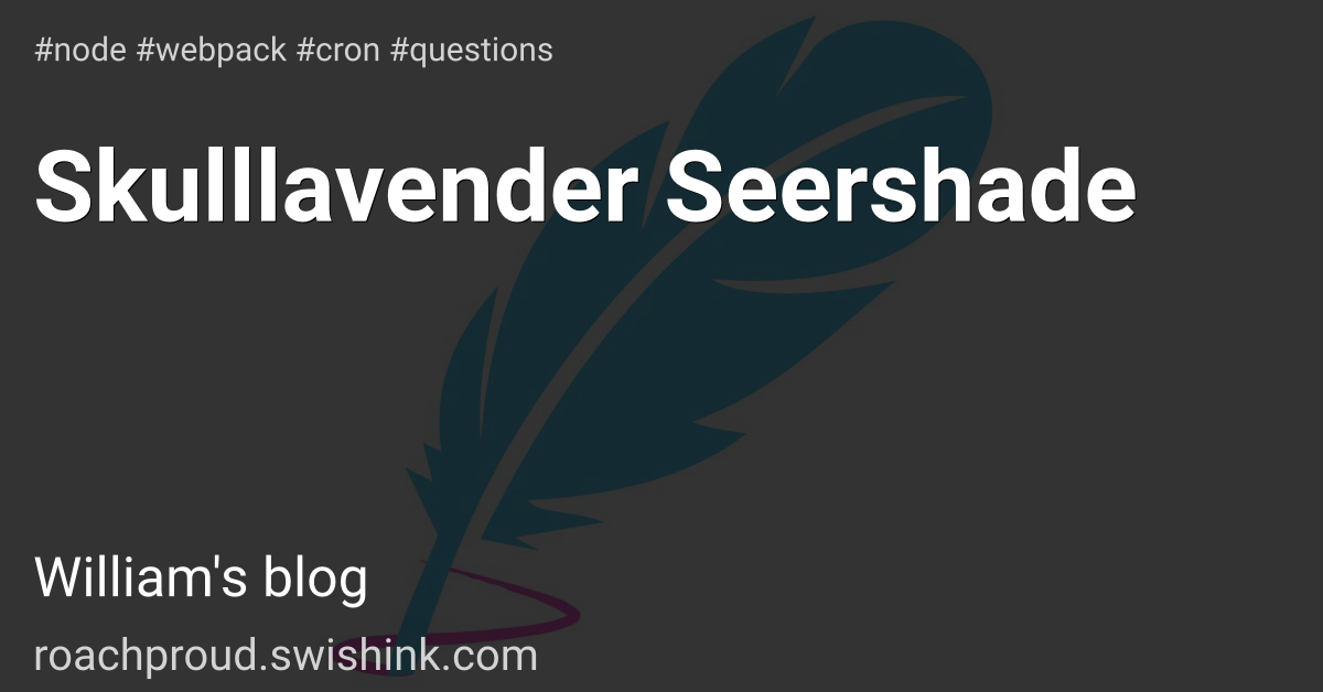 Skulllavender Seershade