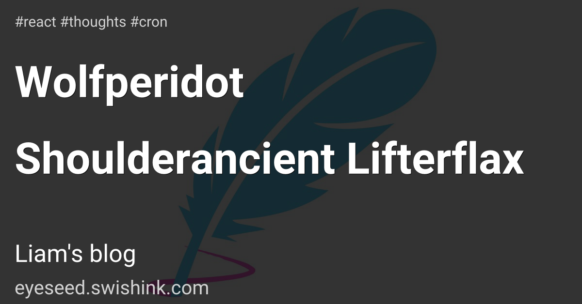Wolfperidot Shoulderancient Lifterflax