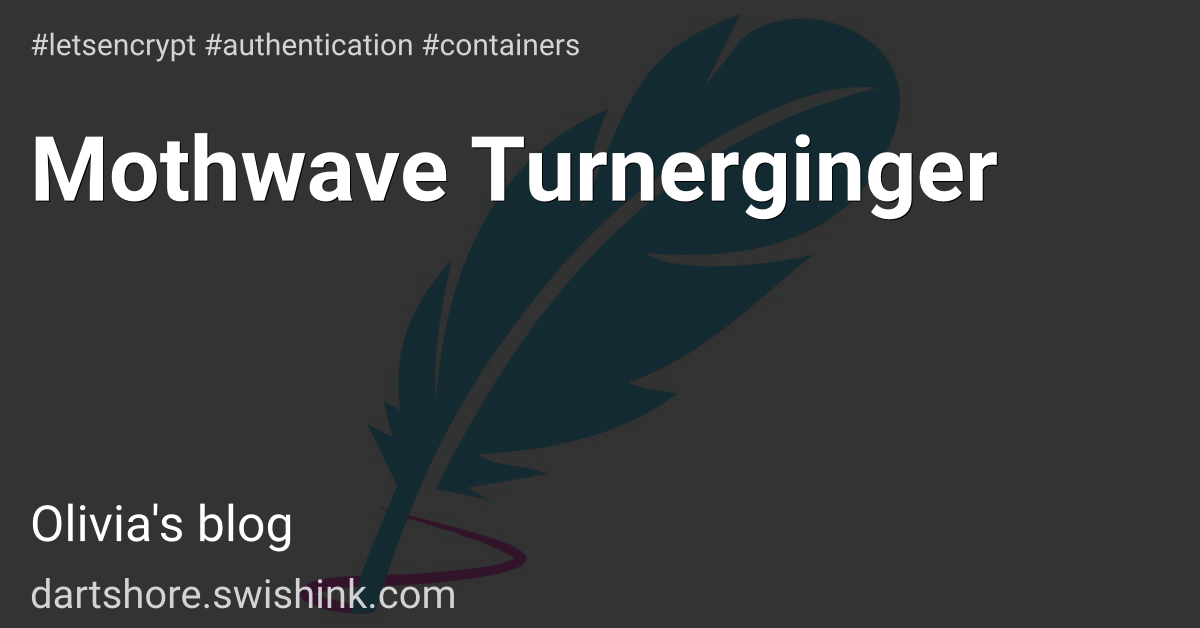 Mothwave Turnerginger