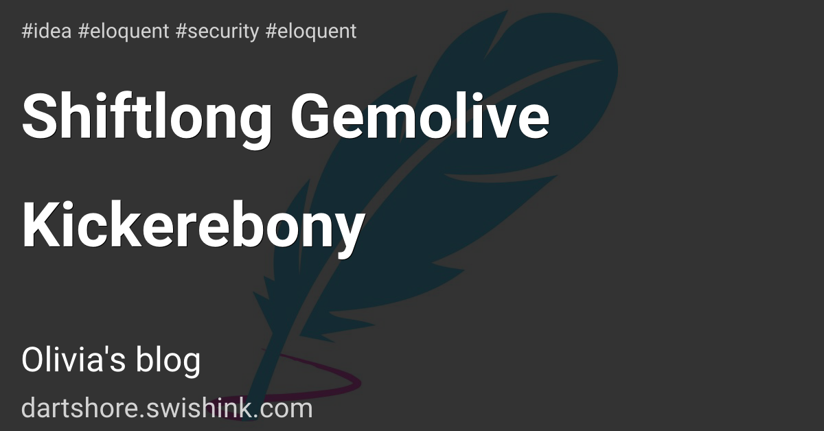 Shiftlong Gemolive Kickerebony