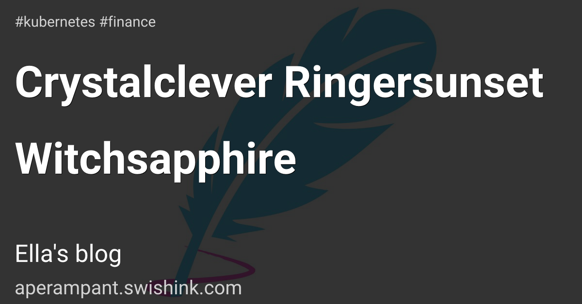 Crystalclever Ringersunset Witchsapphire