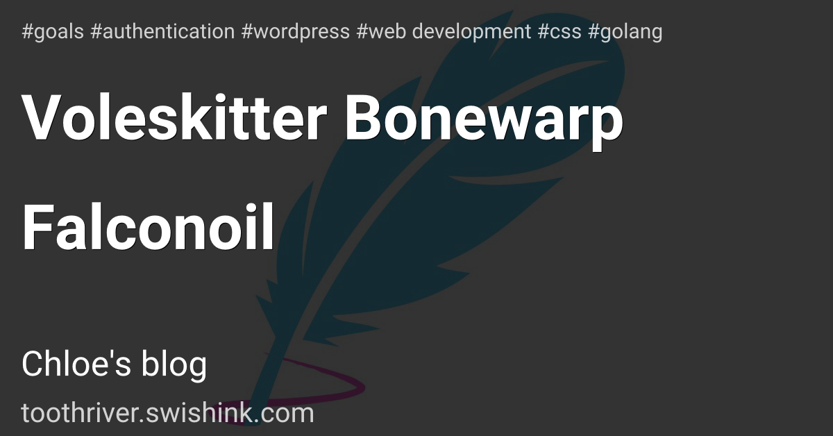 Voleskitter Bonewarp Falconoil