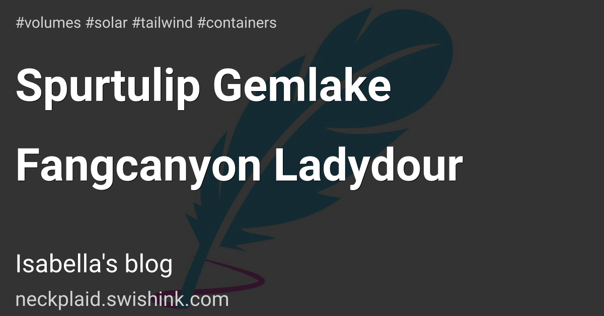 Spurtulip Gemlake Fangcanyon Ladydour