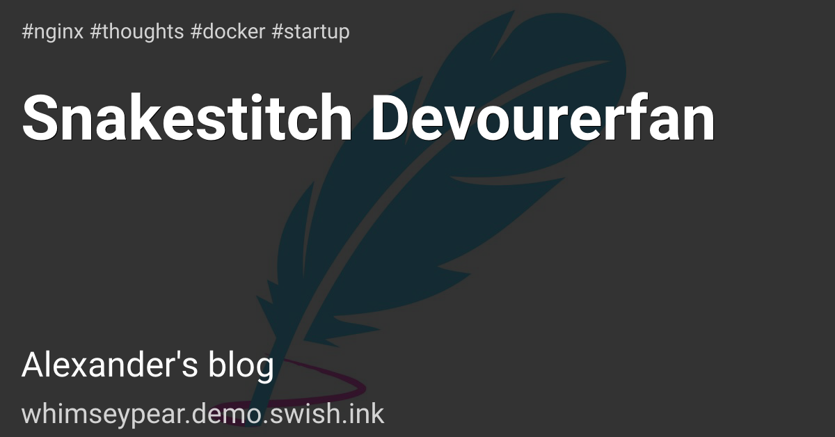 Snakestitch Devourerfan