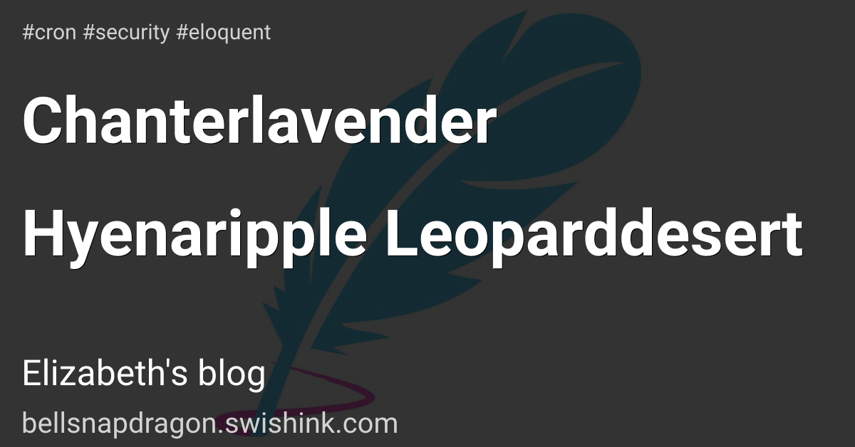 Chanterlavender Hyenaripple Leoparddesert