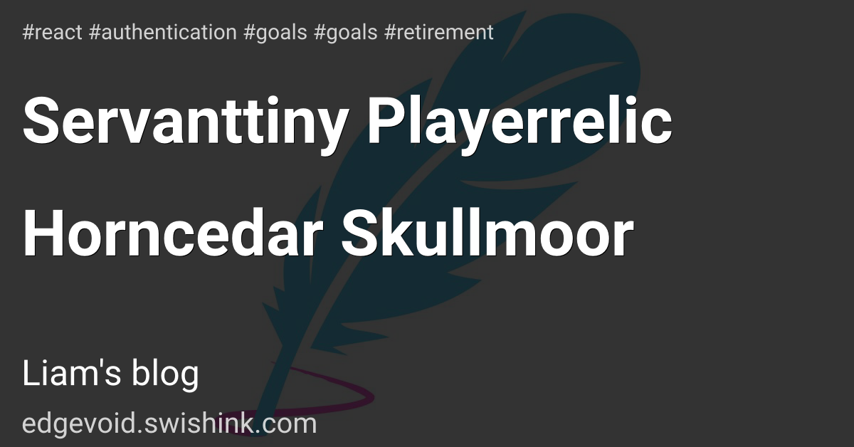 Servanttiny Playerrelic Horncedar Skullmoor