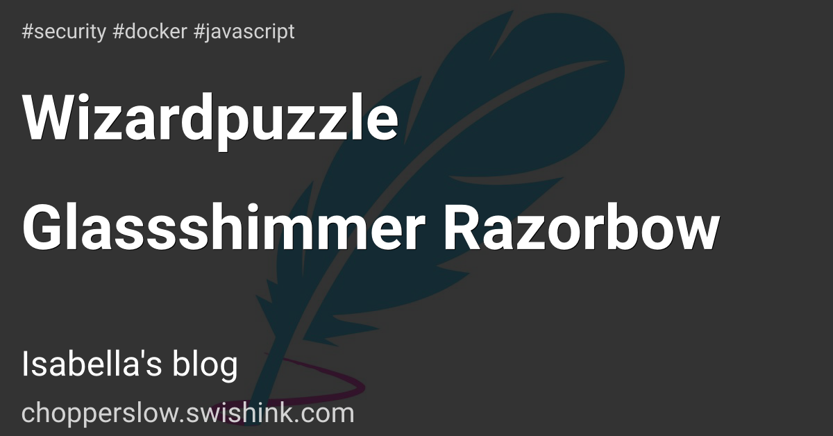Wizardpuzzle Glassshimmer Razorbow