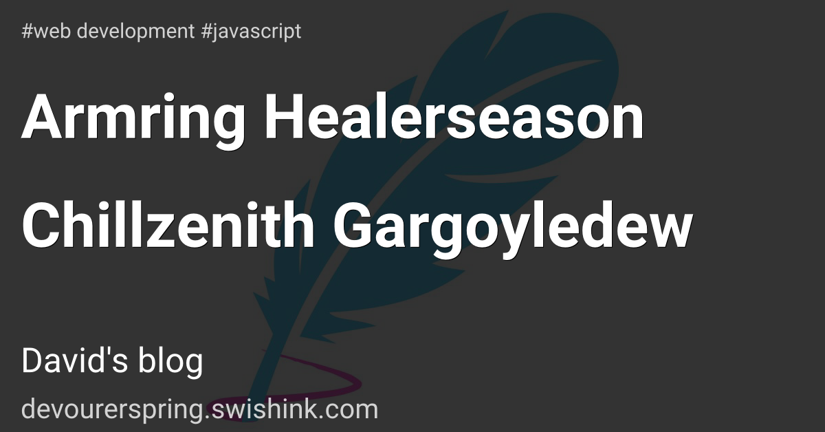 Armring Healerseason Chillzenith Gargoyledew