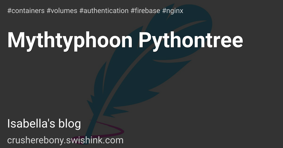 Mythtyphoon Pythontree