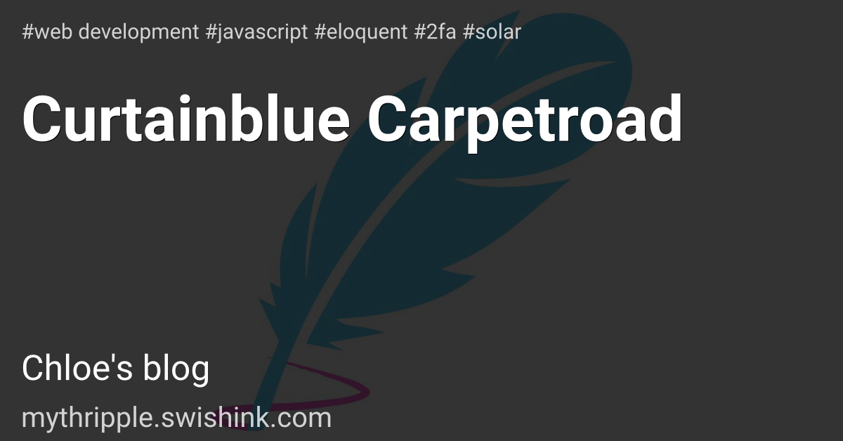 Curtainblue Carpetroad