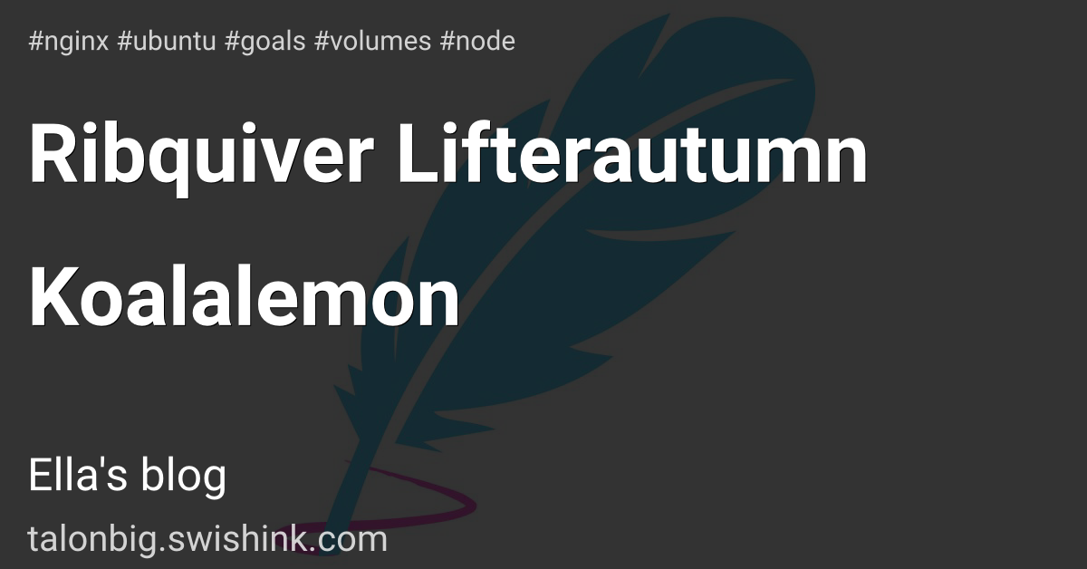 Ribquiver Lifterautumn Koalalemon