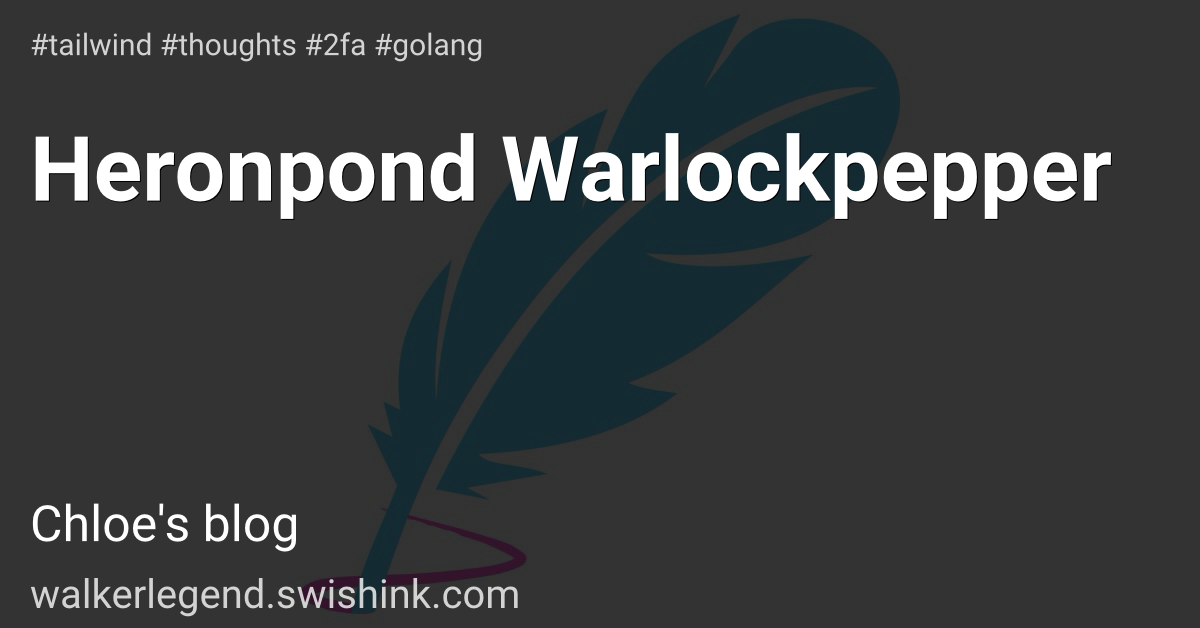 Heronpond Warlockpepper