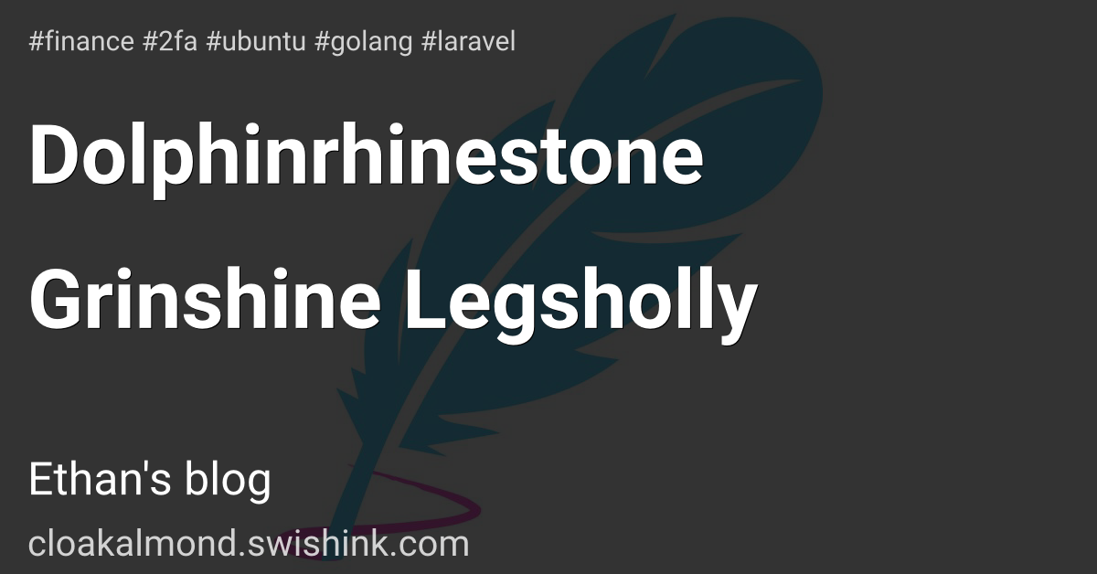 Dolphinrhinestone Grinshine Legsholly