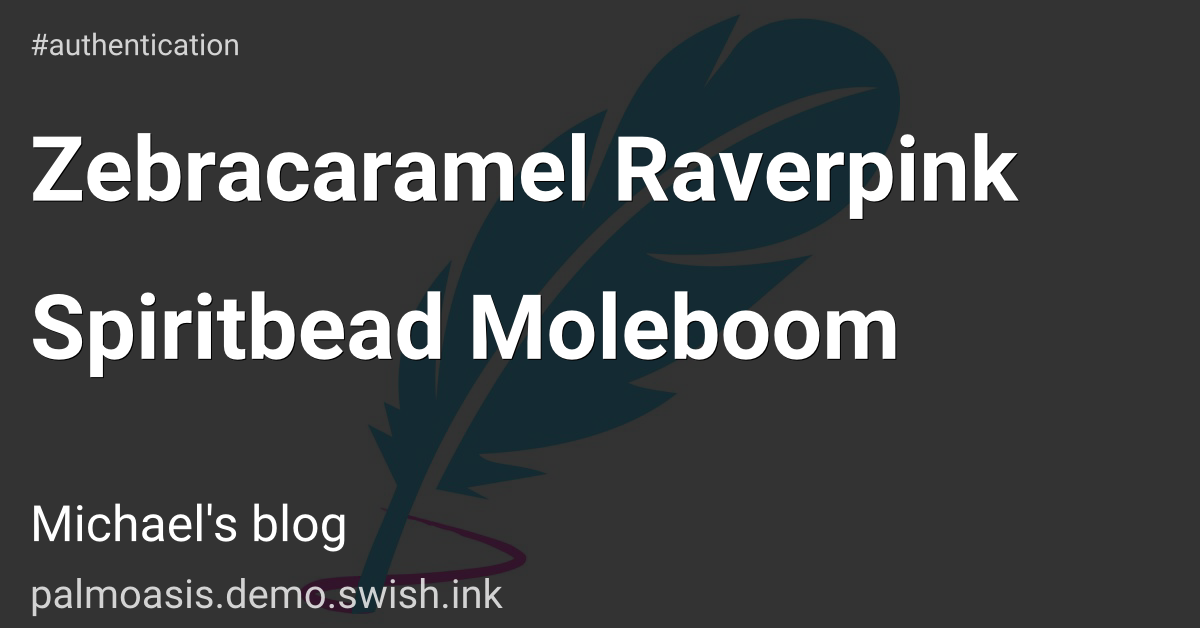 Zebracaramel Raverpink Spiritbead Moleboom