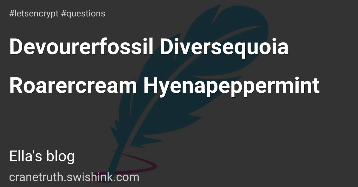Devourerfossil Diversequoia Roarercream Hyenapeppermint