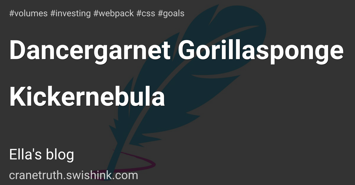 Dancergarnet Gorillasponge Kickernebula