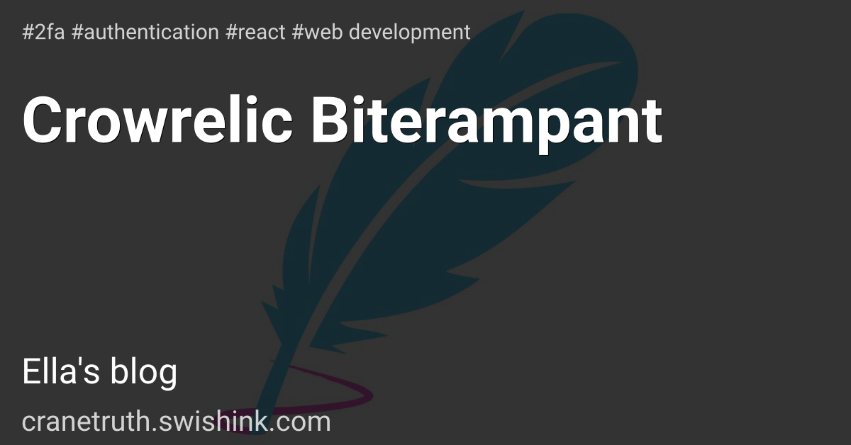 Crowrelic Biterampant