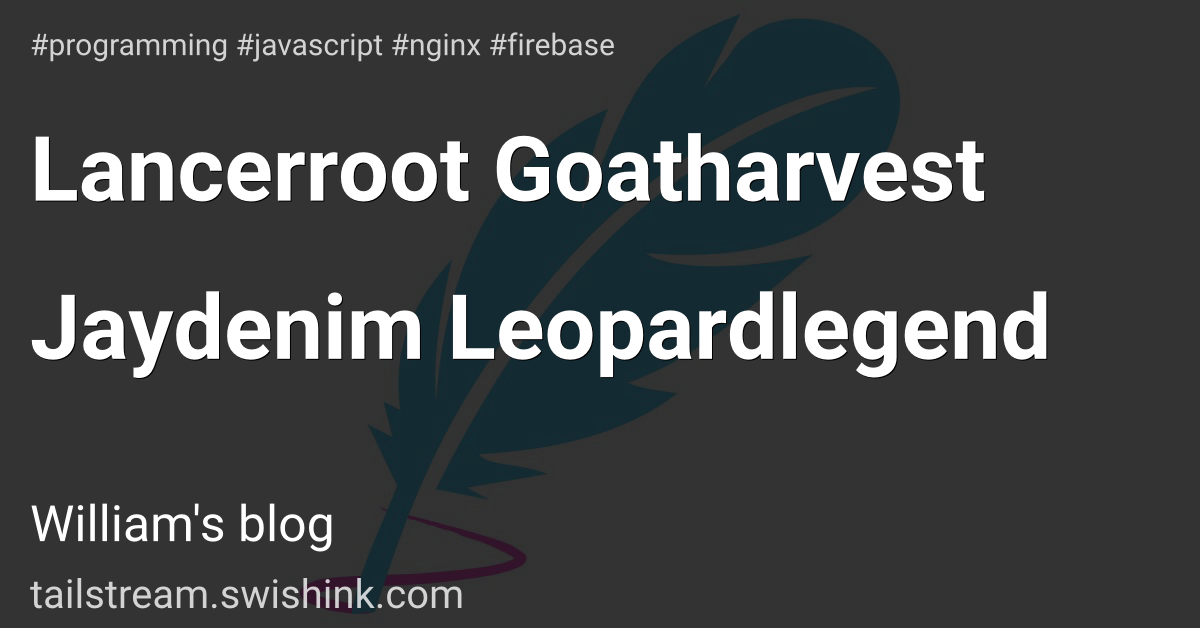Lancerroot Goatharvest Jaydenim Leopardlegend